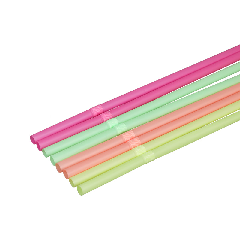 PLA01-JIAYAN Eco-friendly Multi-color Libitum Flexibile PLA Bibens Straws